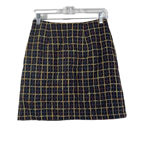 Anthropologie Hutch Striped Skirt Multi-Color Fall Winter Size XS - Picture 3 of 12